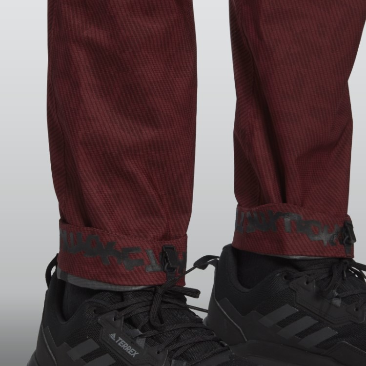 Calça De Treino Terrex Techrock Rain.rdy Vermelho Adidas