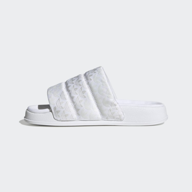 Adilette Slides Essenciais Adidas Branco