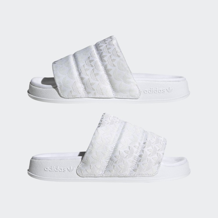 Adilette Slides Essenciais Adidas Branco