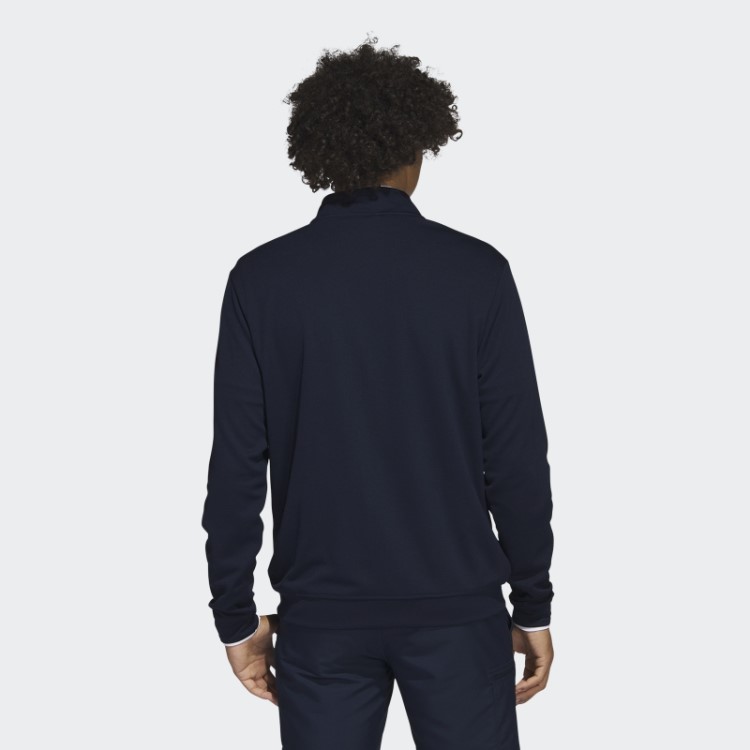 Adidas Moletom Azul Marinho Com Zíper
