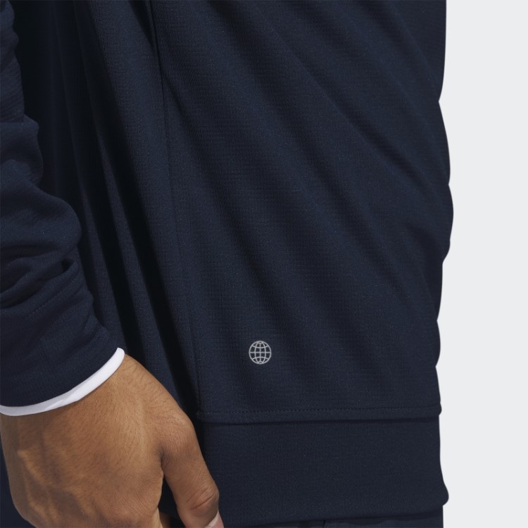 Adidas Moletom Azul Marinho Com Zíper