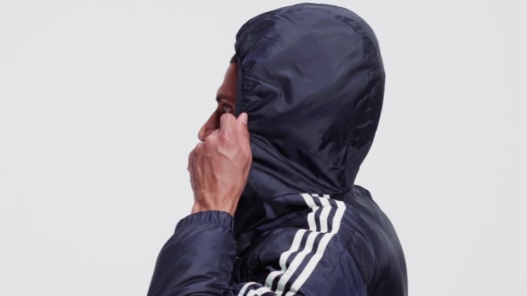 Jaqueta Com Capuz Isolada Essentials Adidas Ink