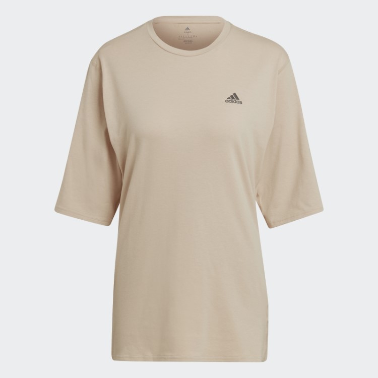 Adidas Run Icons Made With Nature Running Tee Bege
