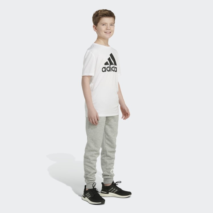 Joggers Essenciais De Algodão Cinza Médio Adidas