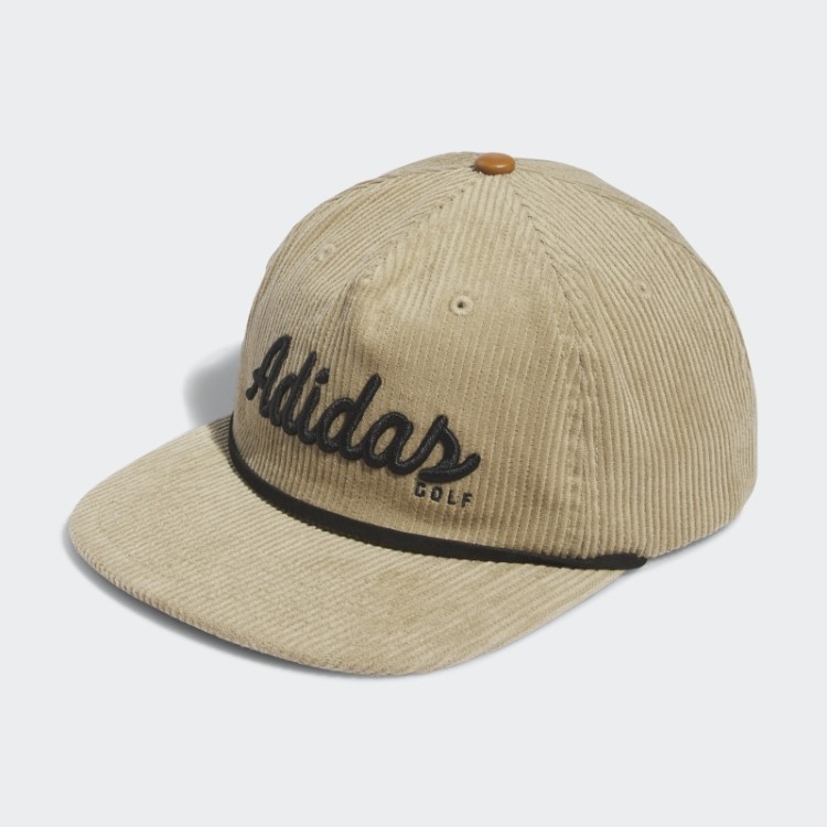 Chapéu De Corda De Cinco Painéis De Couro De Veludo De Cânhamo Adidas