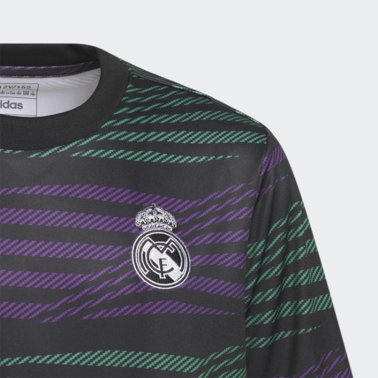 Camisa Pré-jogo Adidas Real Madrid Preta