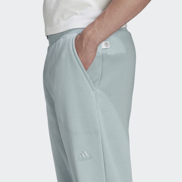 Calça De Lã Studio Lounge Adidas Cinza