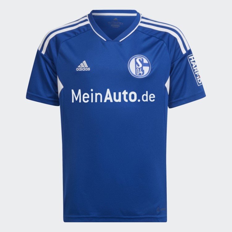 Camisa Azul Royal Fc Schalke 04 22/23 Adidas