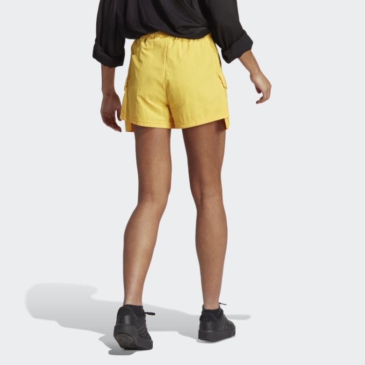 Bermuda Cargo Com Trama Dourada Adidas