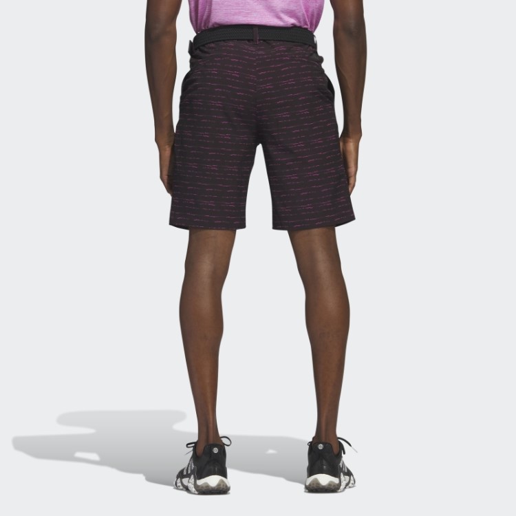 Calção De Golfe Preto Adidas Texturizado De 9 Polegadas
