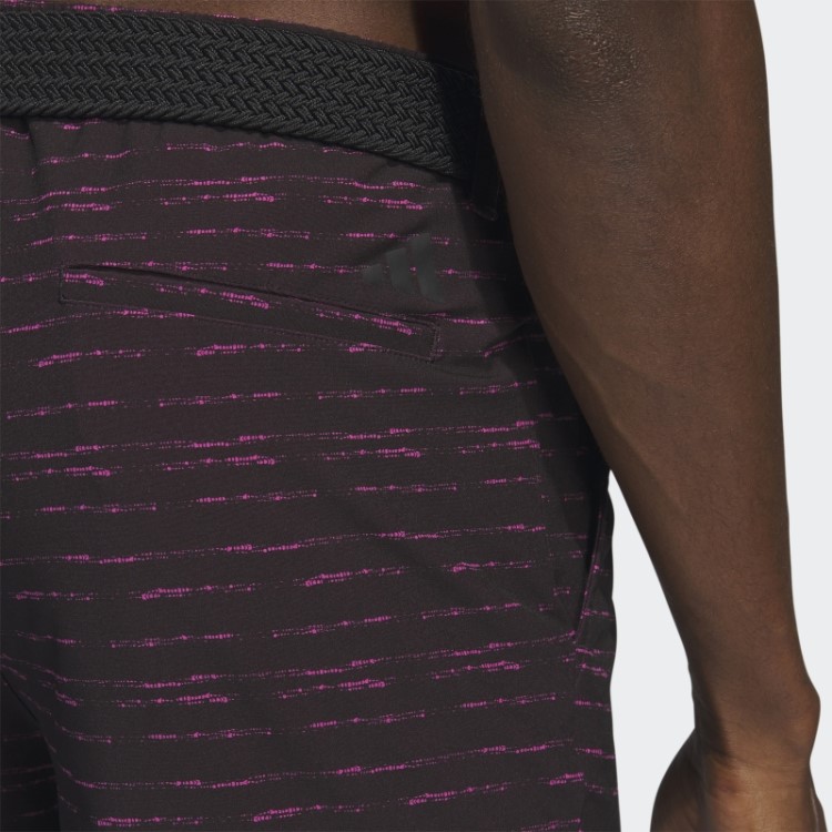 Calção De Golfe Preto Adidas Texturizado De 9 Polegadas