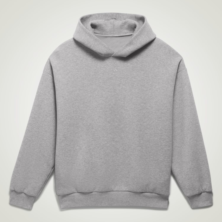 Moletom Mesclado De Basquete Com Aveia Escura Adidas