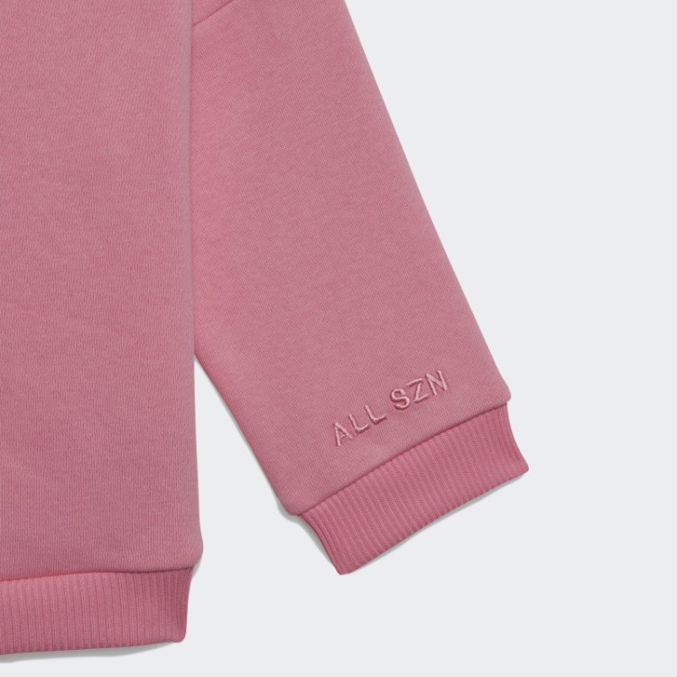 Adidas Moletom De Lã Com Capuz Rosa