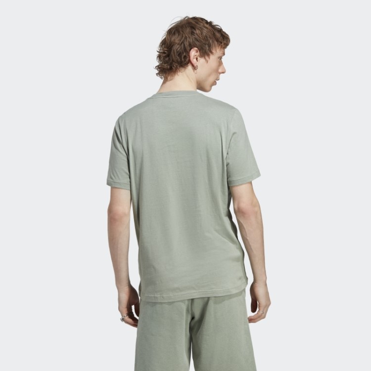 Essencial Verde Prateado+ Feito Com Cânhamo T-shirt Adidas