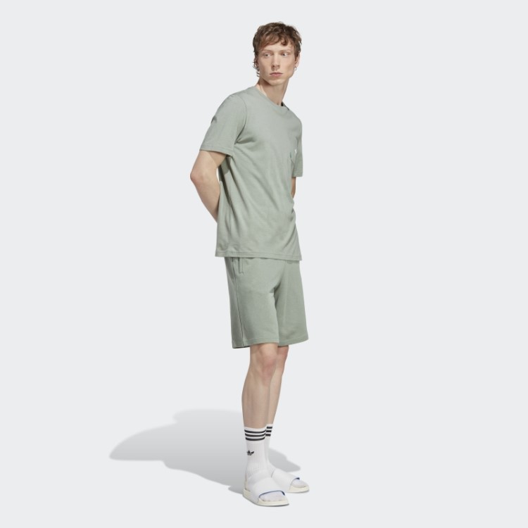 Essencial Verde Prateado+ Feito Com Cânhamo T-shirt Adidas