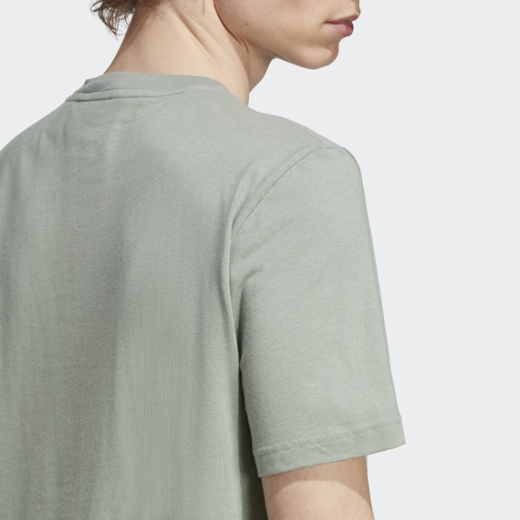 Essencial Verde Prateado+ Feito Com Cânhamo T-shirt Adidas
