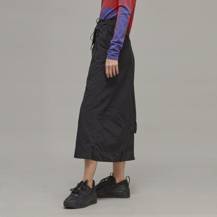 Saia Y-3 Plissada De Náilon Adidas