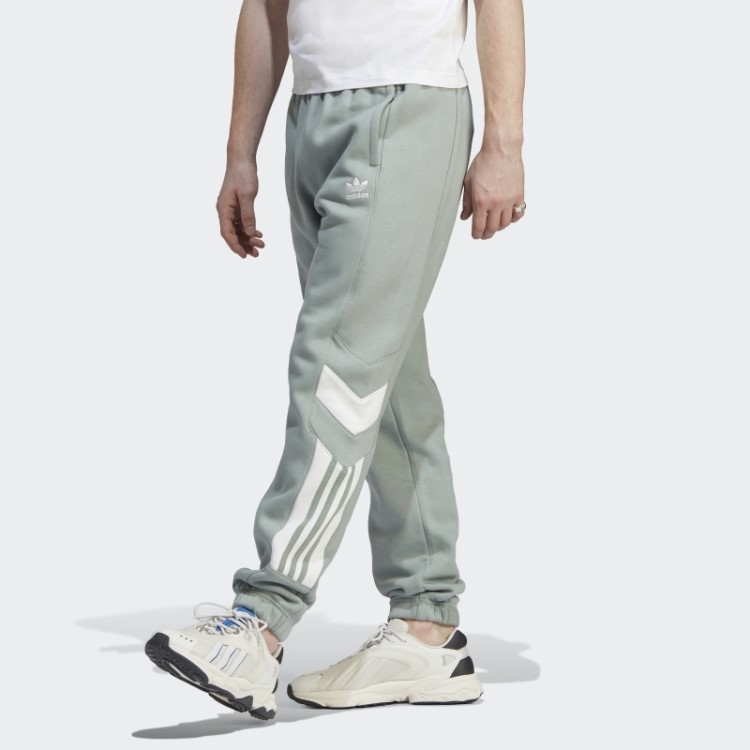 Calça De Moletom Adidas Rekive Verde Prata Quente