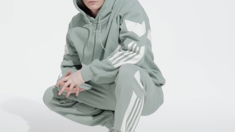 Calça De Moletom Adidas Rekive Verde Prata Quente