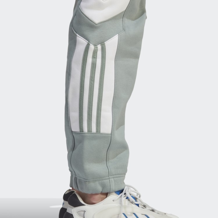 Calça De Moletom Adidas Rekive Verde Prata Quente