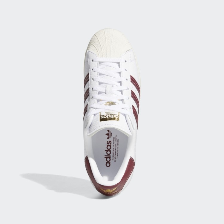 Sapatos Adidas Superstar Folha De Ouro