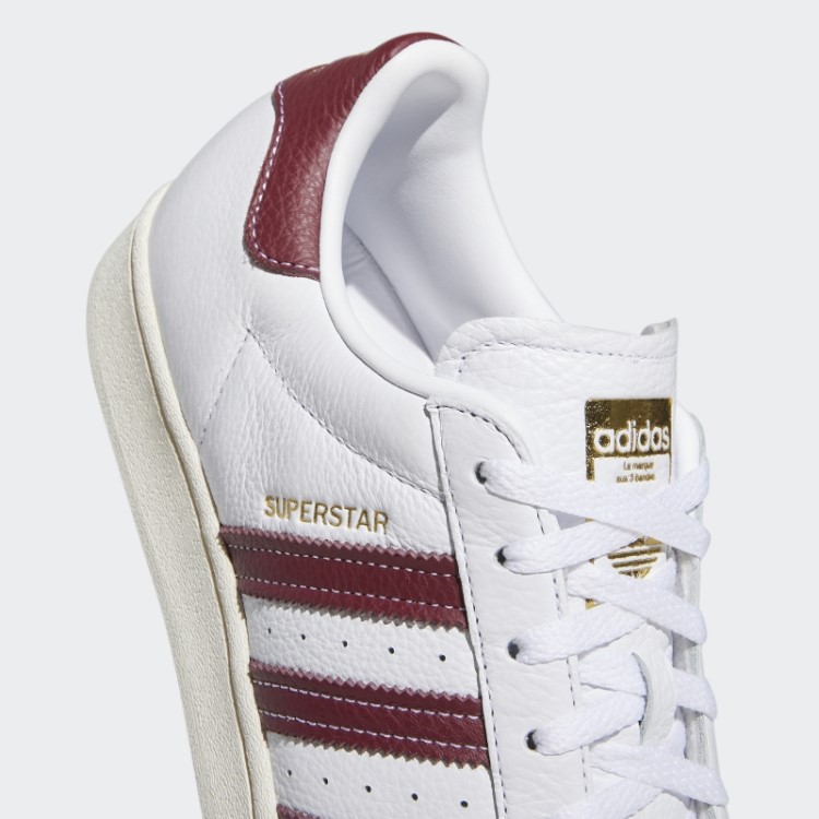 Sapatos Adidas Superstar Folha De Ouro