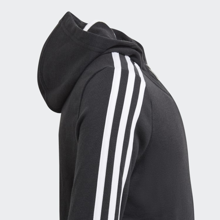 Moletom Com As Três Listras Preto Adidas Essentials