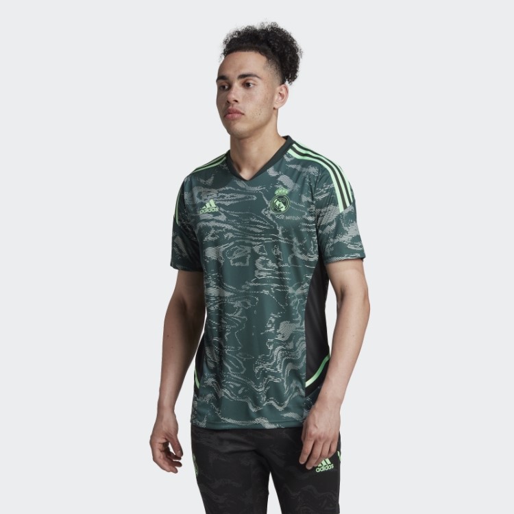 Camisa De Treino Real Madrid Condivo 22 Verde Adidas