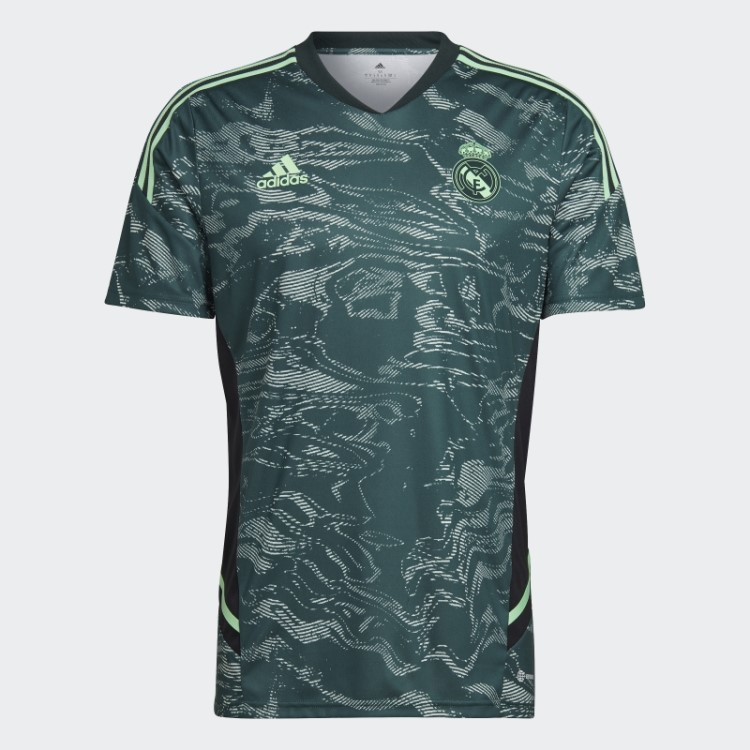 Camisa De Treino Real Madrid Condivo 22 Verde Adidas