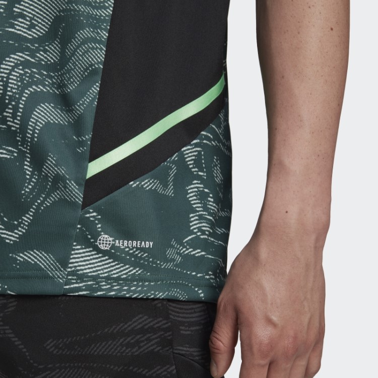 Camisa De Treino Real Madrid Condivo 22 Verde Adidas