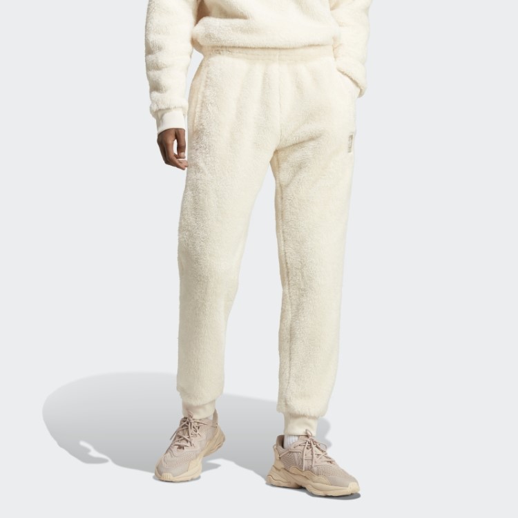Essentials+ Calça De Moletom De Lã Fofa Branca Adidas