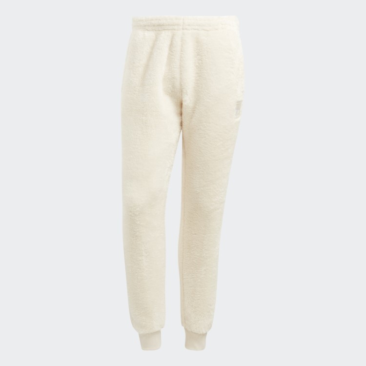 Essentials+ Calça De Moletom De Lã Fofa Branca Adidas
