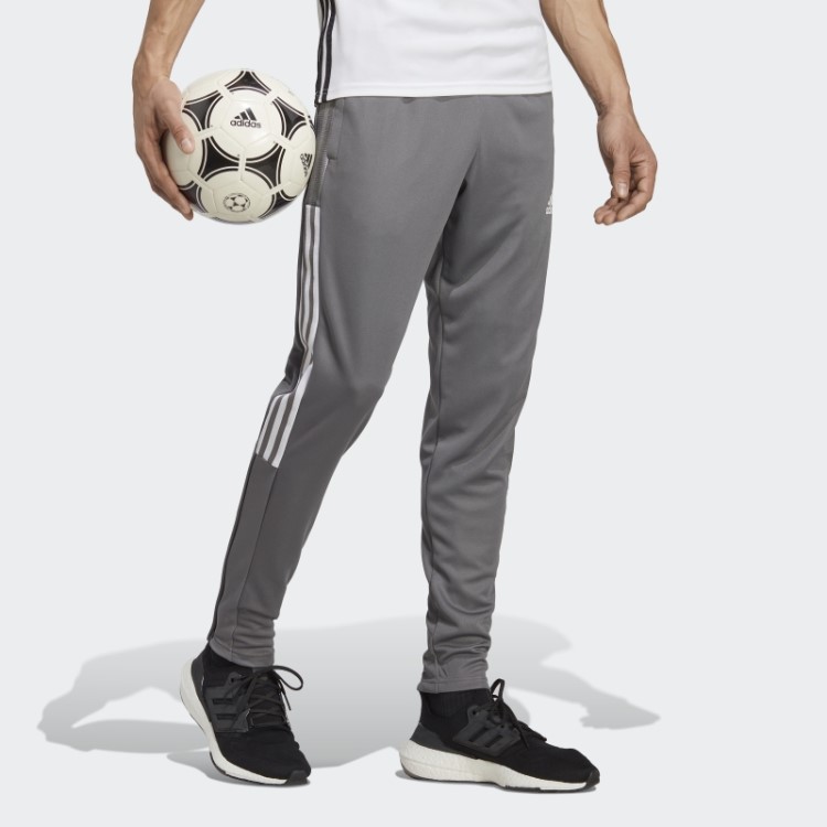 Calça Cinza Tiro 21 Adidas Fashion