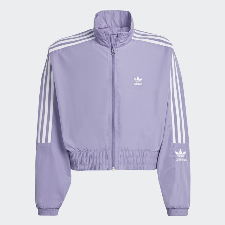 Adidas Adicolor Jaqueta Cropped Lilás