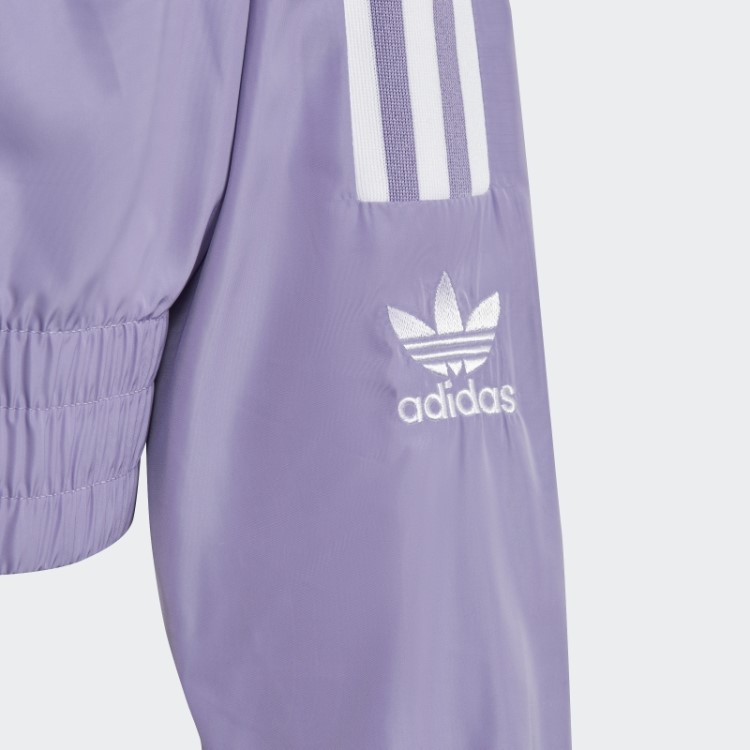 Adidas Adicolor Jaqueta Cropped Lilás