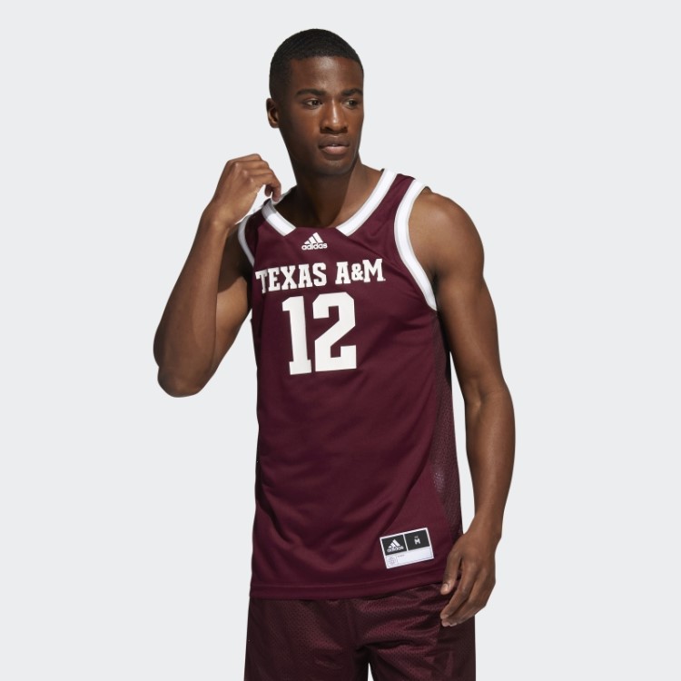 Camisa Aggies Swingman Marrom Adidas
