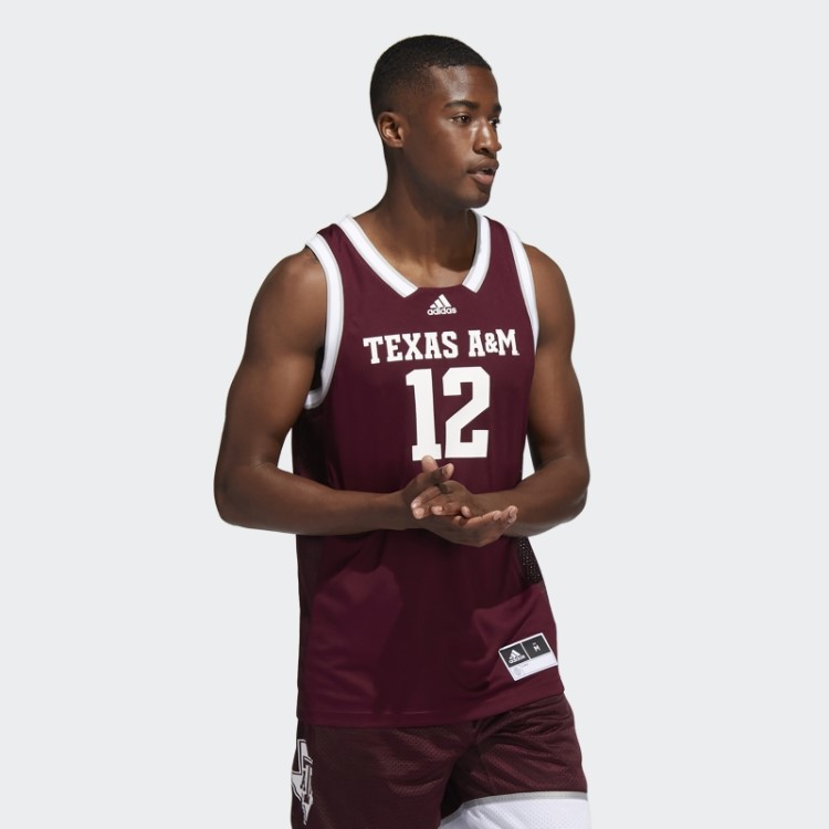 Camisa Aggies Swingman Marrom Adidas