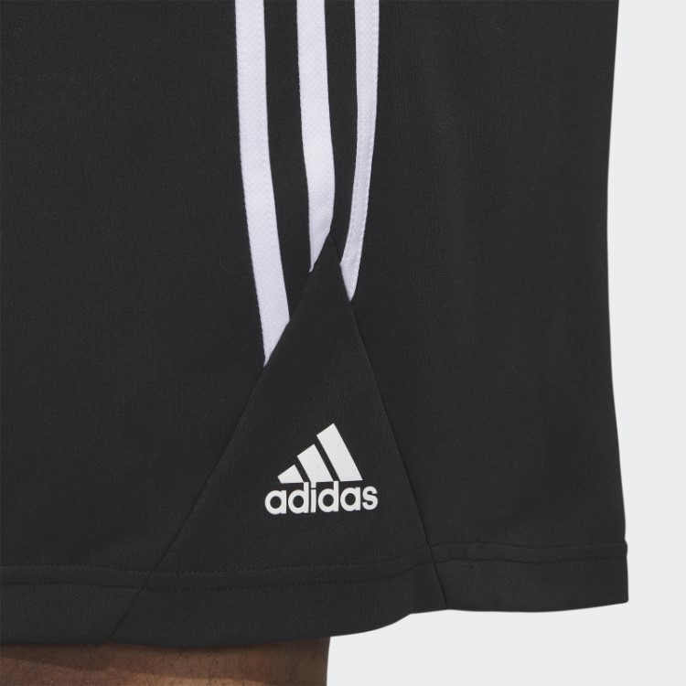 Shorts De Basquete Preto Adidas Legends 3 Listras Moda