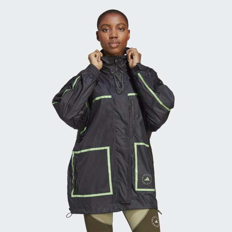 Jaqueta Preta Hot Adidas By Stella Mccartney Truenature Packable (gênero Neutro)