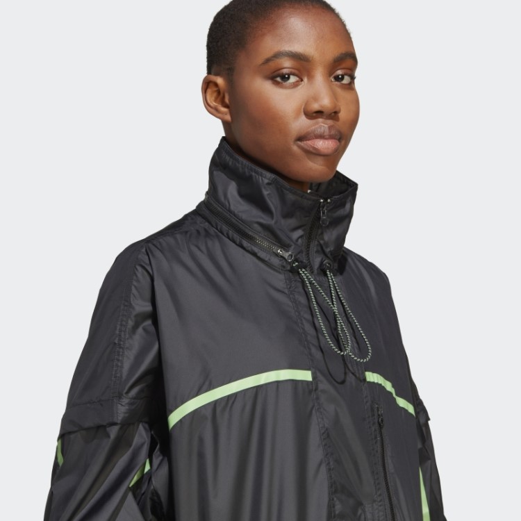 Jaqueta Preta Hot Adidas By Stella Mccartney Truenature Packable (gênero Neutro)