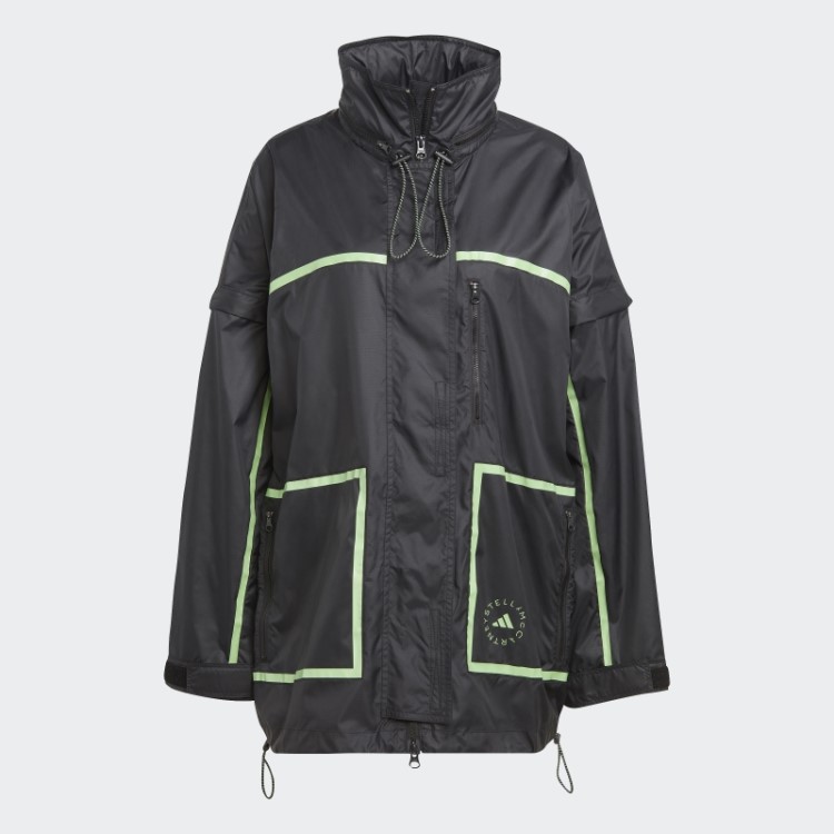 Jaqueta Preta Hot Adidas By Stella Mccartney Truenature Packable (gênero Neutro)
