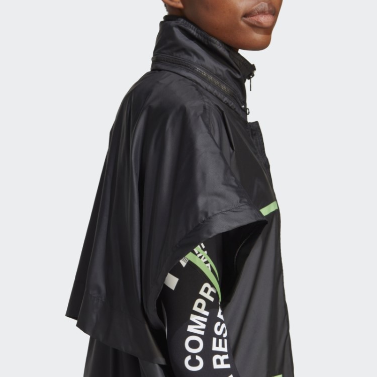 Jaqueta Preta Hot Adidas By Stella Mccartney Truenature Packable (gênero Neutro)