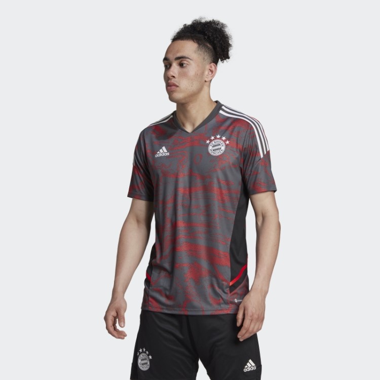 Vermelho Fc Bayern Condivo 22 Camisa De Treino Adidas