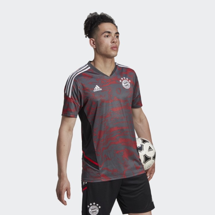 Vermelho Fc Bayern Condivo 22 Camisa De Treino Adidas