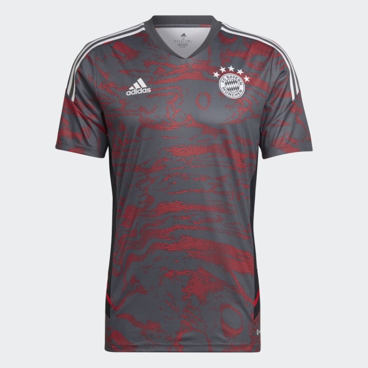 Vermelho Fc Bayern Condivo 22 Camisa De Treino Adidas