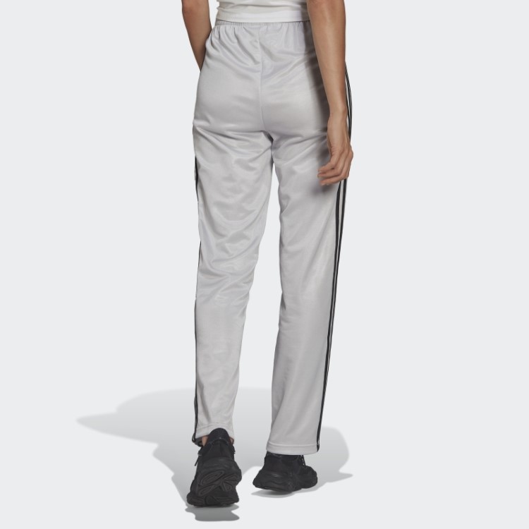 Calça Reta Adidas Silver Adicolor Classics Com Brilho Intenso