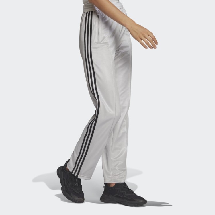 Calça Reta Adidas Silver Adicolor Classics Com Brilho Intenso