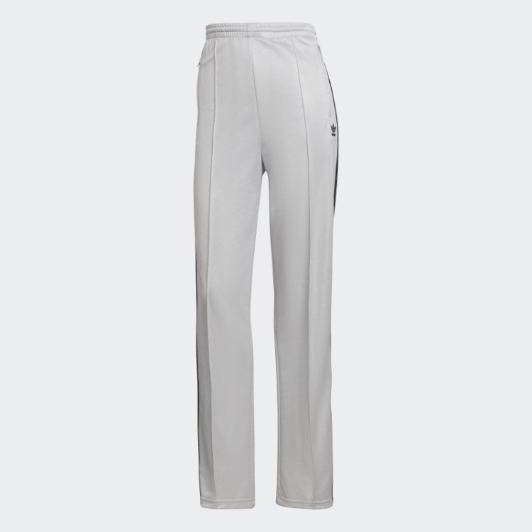 Calça Reta Adidas Silver Adicolor Classics Com Brilho Intenso