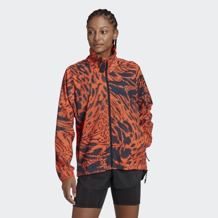 Jaqueta De Corrida Rápida Laranja Adidas