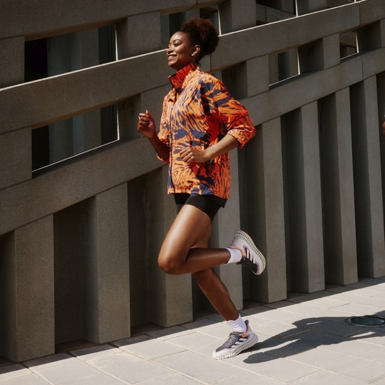 Jaqueta De Corrida Rápida Laranja Adidas